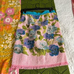 Vintage terry cloth apron